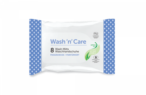 MA-907 1  Wash 'n' Care eco Waschhandschuhe parfümiert