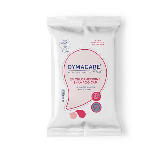 DY-909 SC  DYMACARE  Kopfwaschhaube mit 2 % Chlorhexidin